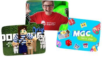 Photo collage of YouTube Kids channels for Gamers: StacyPlays, EthanGamer, and MGC Let's Play